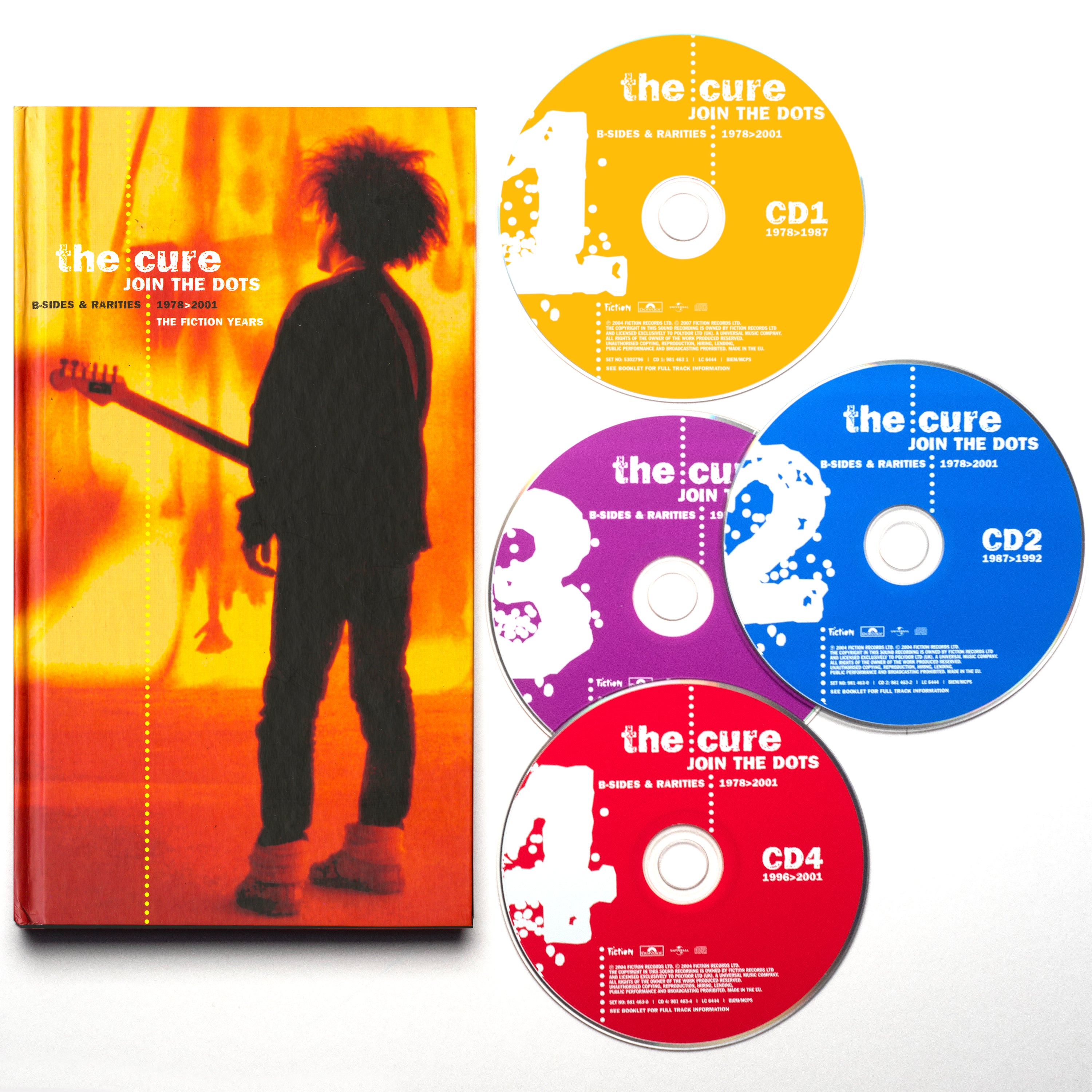 The Cure - 'Not Join the Dots + Lost Wishes' RARE 4 CD set - B-sides and Rare Tracks good