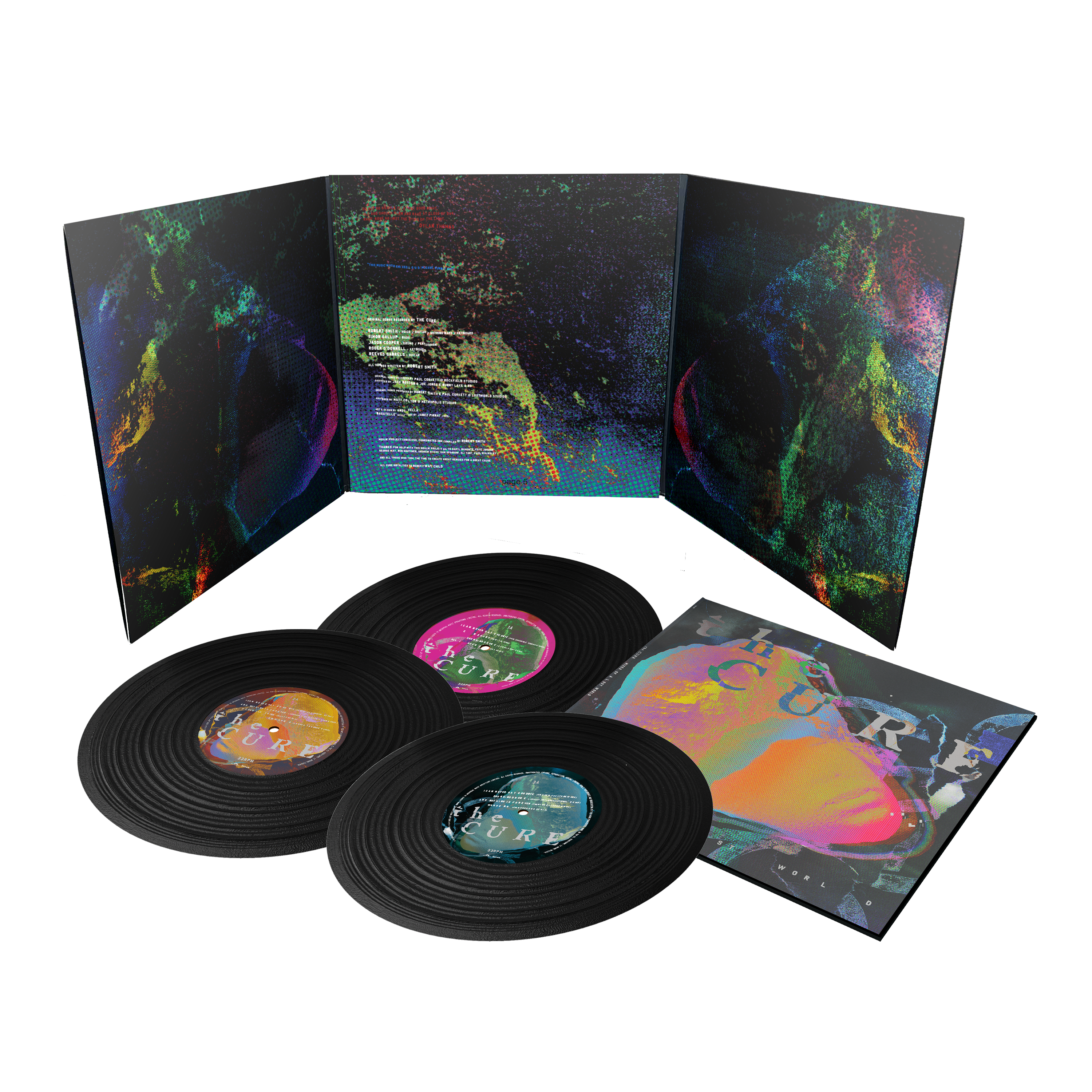 The Cure - Mixes Of A Lost World Deluxe Tri-Gatefold 3LP